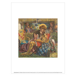 Dante Gabriel Rossetti The Wedding of St George and Sabra exhibition art print